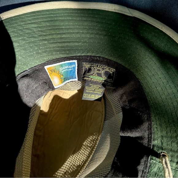 Dorfman Pacific Men's Brushed Twill-and-Mesh Safari Hat Size Medium - Picture 5 of 10